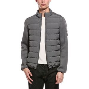 Point Zero Mens Lightweight Quilted Jacket, Gray